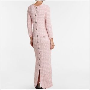 Balenciaga Tweed Maxi Dress